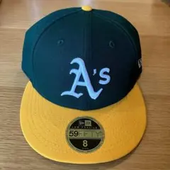 新品未使用　NEW ERAニューエラ 59FIFTY アスレチックス　LP