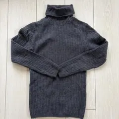 SHIPS タートルネック ニット グレー
