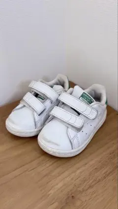 adidas Stan Smith 12cm ホワイト/グリーン ベビー