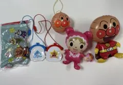 アンパンマン キャラクタービニール風船 3セット がま口　ミニナップサック