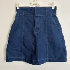 デニムミニスカート　ミニスカート　デニムスカート　ストレッチ　Mサイズ