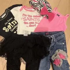 女の子　ベビー　3か月〜1歳　服セット　リーバイスジーンズのサムネイル