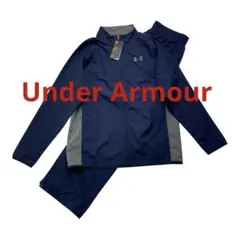アンダーアーマー HeatGearウインドブレーカーセットアップ XLネイビー