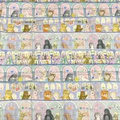❤︎ yukiemon「ムーディーバー」❤︎ オックス 綿１００% １０８㎝×５０㎝