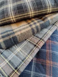 起毛チェック生地 詰め合わせ A