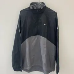 K1297 NIKE ナイロンジャケット グレーブラック メンズ L