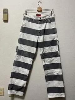 V 70s プリズナーパンツ 黒白 ステンシル 70s プリズナーパンツ ステンシル - メルカリ