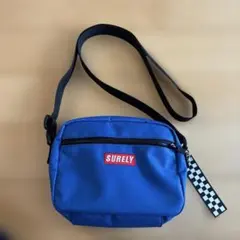 【WEGO購入】BROWNY ショルダーバッグ 青のサムネイル