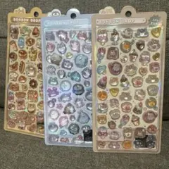 ボンボンドロップシール 3枚セット　クーリア まとめ売り