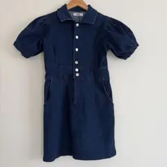 WEGO デニム　ワンピース　ミニ　パフスリーブ　PHILLY