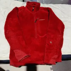 patagonia 赤 フリース アメリカ製　XS ハーフジップ