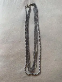 パール　ロングネックレス