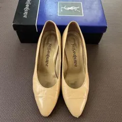 Yves Saint Laurent パンプス ベージュ 23.5cm 本革のサムネイル