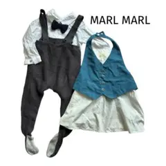 80cm MARLMARL マールマール オシャレ着 エプロン セット 男の子
