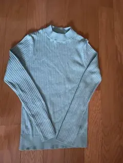 連休セール　未使用品　クリアインプレッション　水色　ニット