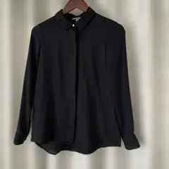 H&M ブラック 長袖シャツ