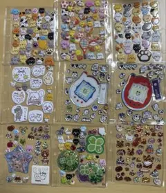 シール　ぷっくりシール　たまごっち　シール帳　ちいかわ　シャカシャカシール