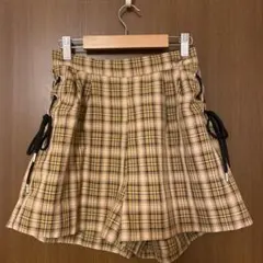 レピピアルマリオ チェック柄キュロットスカート　M 150