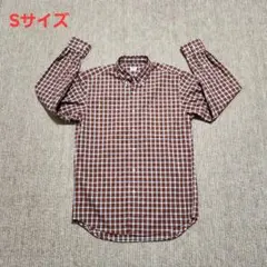 ⭐葵蝶様　エクストラファインコットンブロードチェックシャツ　ユニクロ　Sサイズ