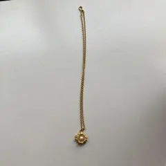 K18 ひまわりモチーフ パール ペンダントトップ - メルカリ
