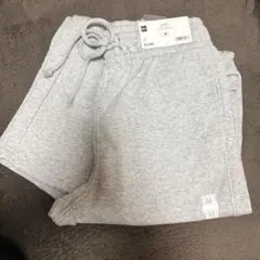 gu ジーユー　スウェットバレルレッグパンツ　Mサイズ　グレー