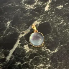 天然石 S925 アクアマリン　ペンダントトップ