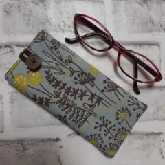 【ハンドメイド】 眼鏡 ケース　花柄　植物柄