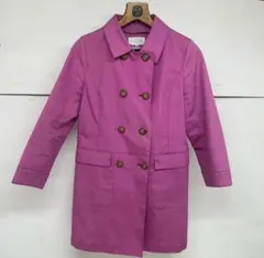 マッキントッシュフィロソフィー ステンカラーコート 無地×水玉