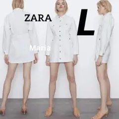 ZARA デニムワンピース　L