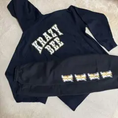 KRAZY BEE フルジップパーカーとパンツセット