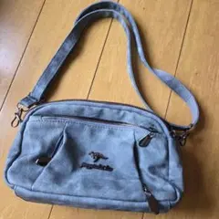 デニムショルダーバッグ ライトブルー