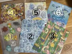 ポケモンセンター　クリアファイル　6枚セット