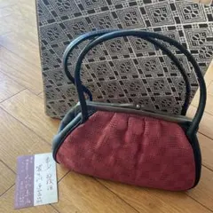 和装バッグ銀座くの家がま口バッグ