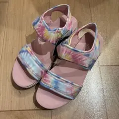 未使用厚底サンダル　スケッチャーズ