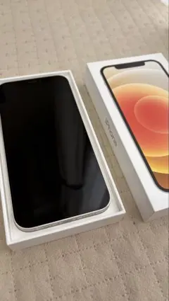 iPhone12 64GB ホワイト 背面割れあり