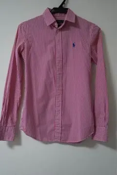 Polo Ralph Lauren 長袖シャツ ピンクストライプ