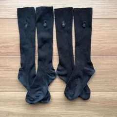 【Poloラルフローレン】ハイソックス2足セット