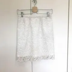 【新品・未使用】総レーススカート フリーズマート