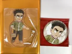 鬼滅の刃 ufotable 夏休み　アクリルスタンド 缶バッジ　悲鳴嶼行冥