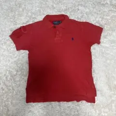 Polo by Ralph Lauren 赤 ポロシャツM ダメージ加工