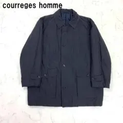 A7428 クレージュオム ジャンパー ブルゾン 綿 裏地あり 紺 L