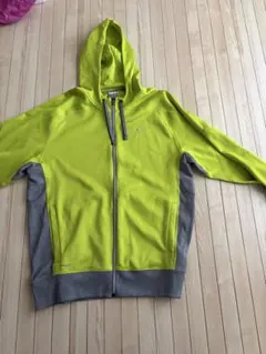 NIKE FIT DRY フルジップパーカー XL ライムグリーン