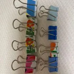 カラフルクリップ8個セット