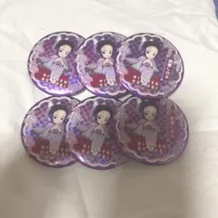 鬼滅の刃 ニジゲンノモリ ネオン缶バッジ 胡蝶しのぶ