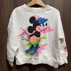 ZARA Disney ミッキーマウス　カラフル　トレーナー サイズ120