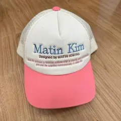 matin kim】マーティンキム CAPアイボリー ロッテ百貨店 - メルカリ