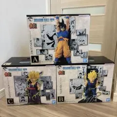 3*ス様 ドラゴンボール一番くじ　ABC賞　悟空ベジータ悟飯　未開封品セット　フ