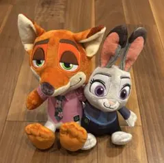 ズートピア2 ニック＆ジュディ ペアぬいぐるみ