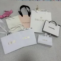 ショッパー 紙袋 CHANEL,Dior,SWAROVSKI,DECORTE等