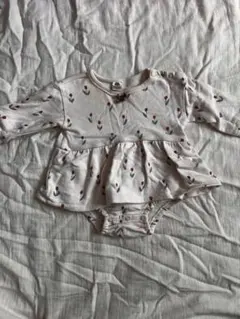 花柄ロンパース　futa futa 70cm ロンパース